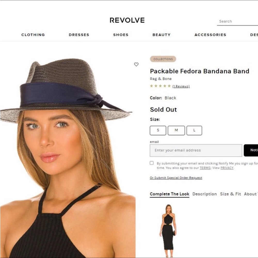 ❤️ RAG & BONE ❤️ COLLECTION FEDORA BANDANA BAND . - Picture 10 of 12